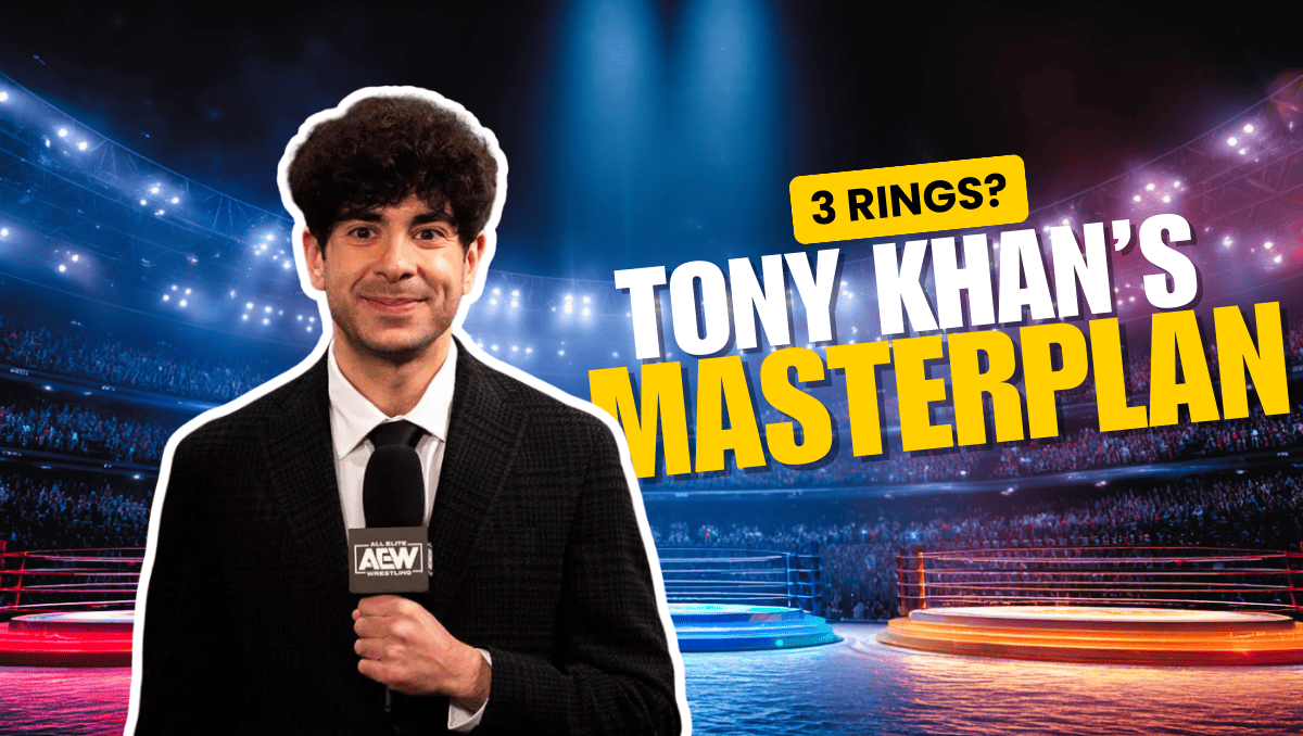 tony khan aew plan 3 rings in one arena